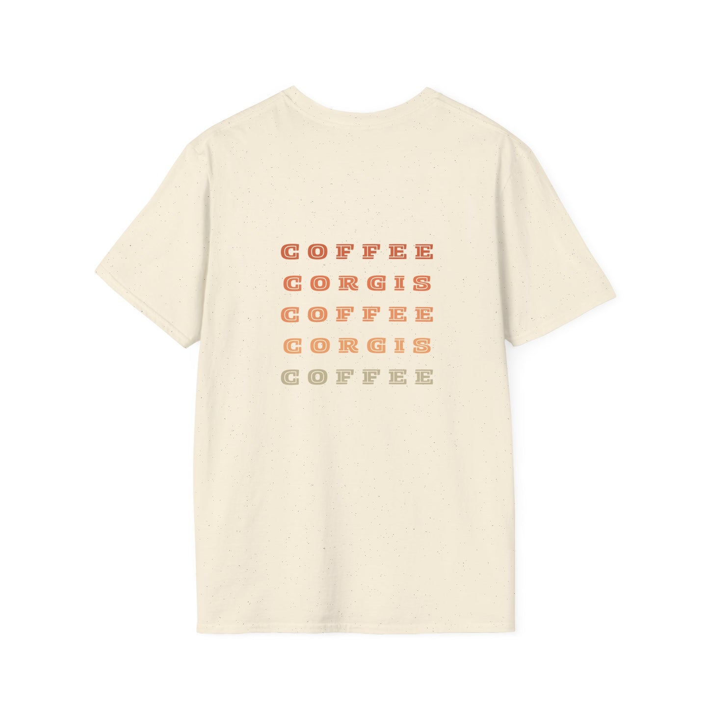 Stumpy Bean Coffee Unisex T-Shirt - Perfect Gift for Coffee Lovers and Corgi Enthusiasts