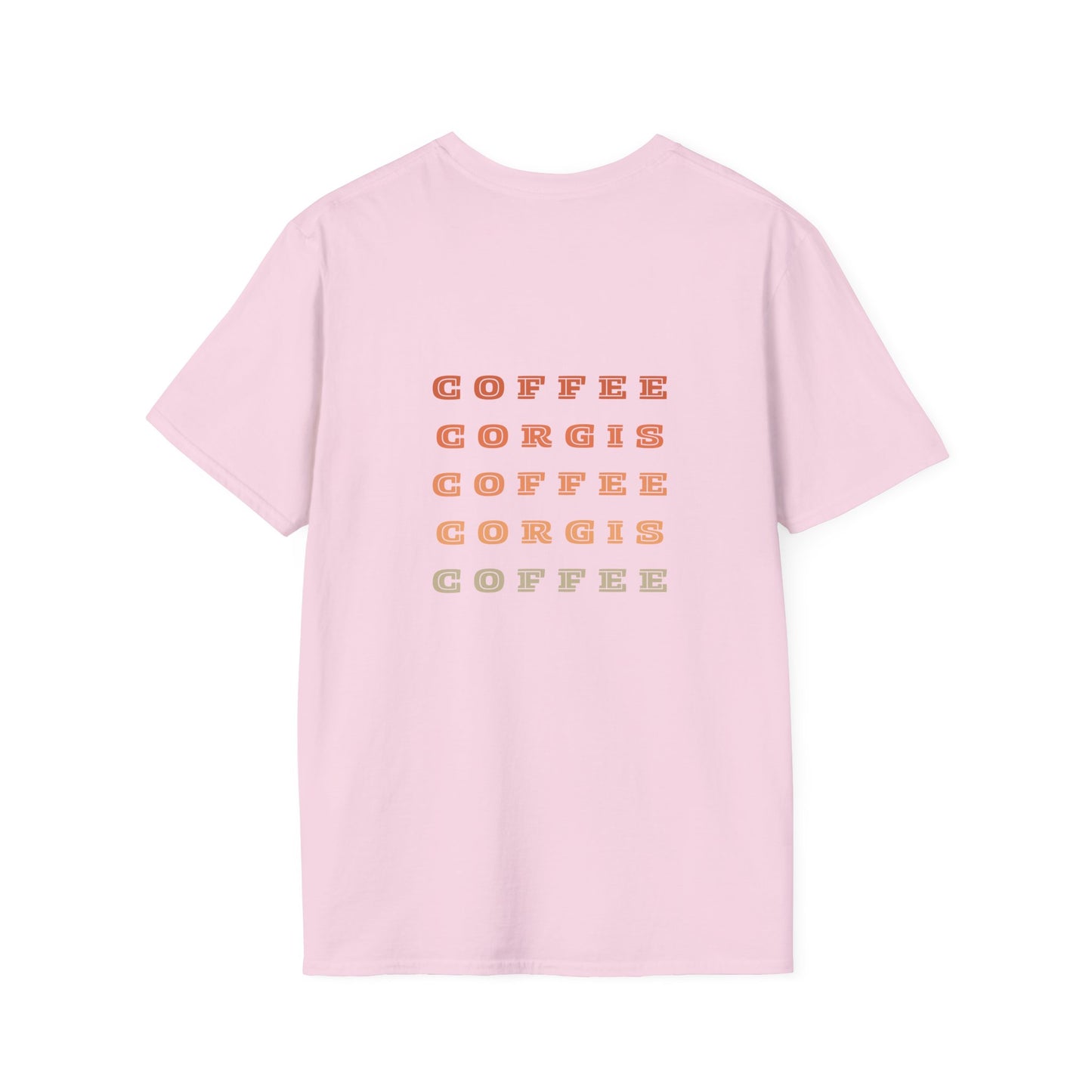 Stumpy Bean Coffee Unisex T-Shirt - Perfect Gift for Coffee Lovers and Corgi Enthusiasts
