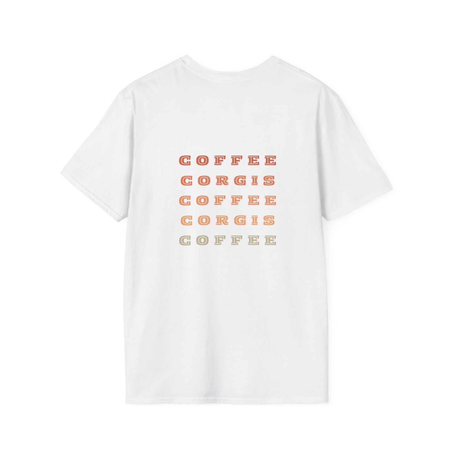 Stumpy Bean Coffee Unisex T-Shirt - Perfect Gift for Coffee Lovers and Corgi Enthusiasts