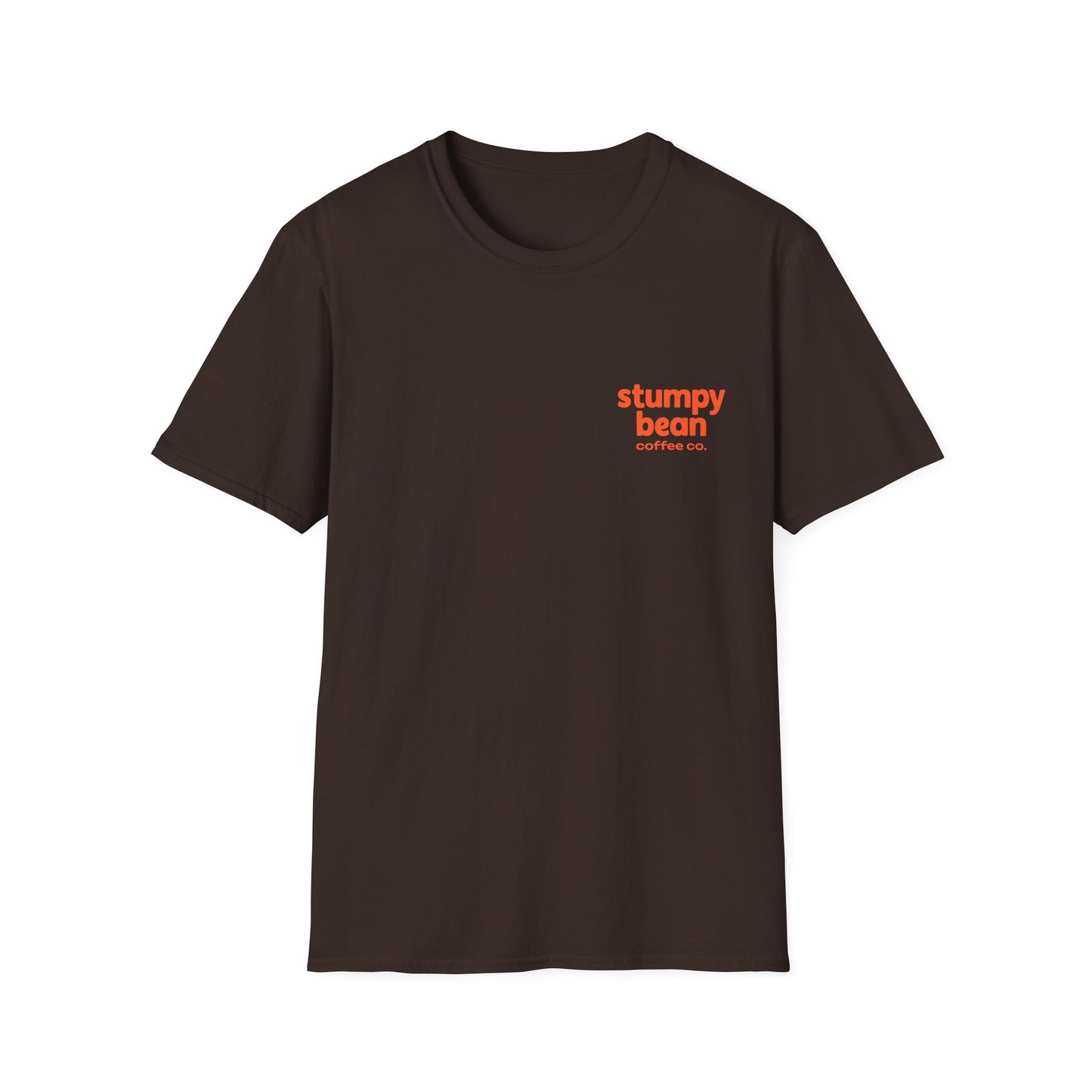 Stumpy Bean Coffee Unisex T-Shirt - Perfect Gift for Coffee Lovers and Corgi Enthusiasts