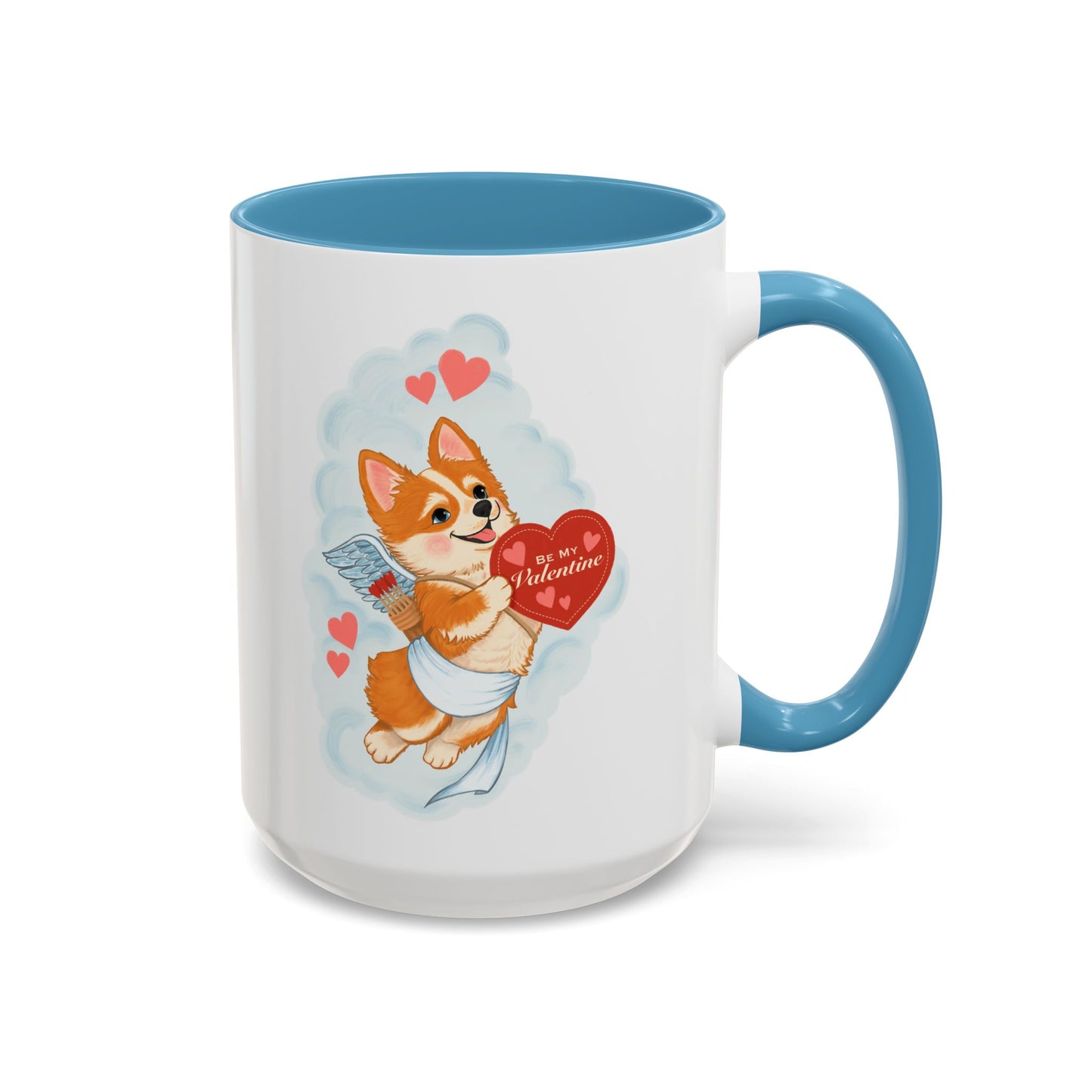 Valentine Corgi Coffee Mug — Cute 'Be Mine, Valentine' Accent Mug (11/15oz)