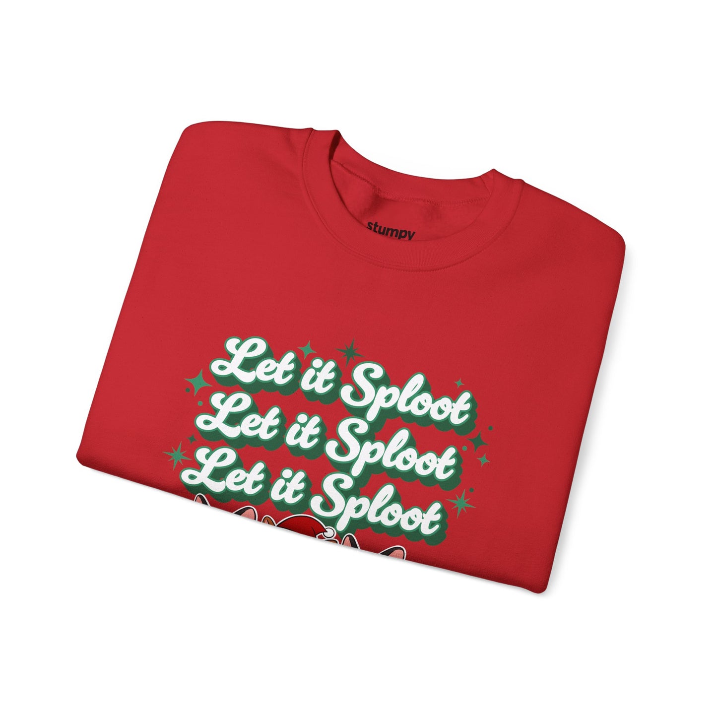 "Let It Sploot" Corgi Christmas Sweatshirt