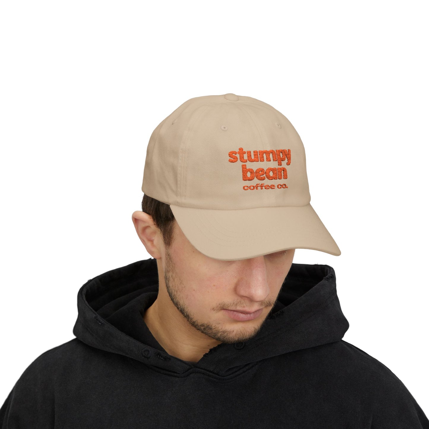 Stumpy Bean Classic Dad Cap - Stylish & Comfortable Hat for Coffee Lovers