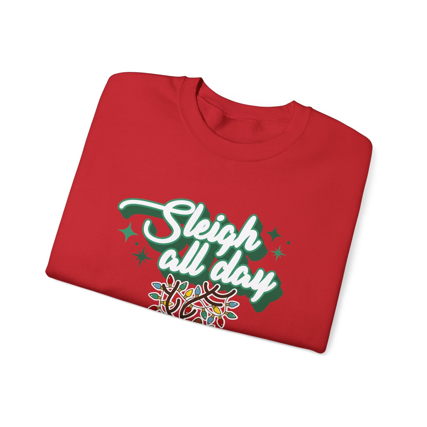"Sleigh All Day" Corgi Christmas Sweatshirt