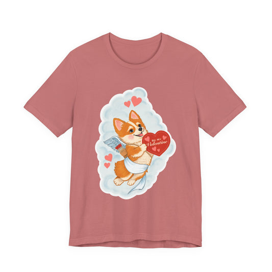 Vintage Corgi Cupid Valentine T-Shirt