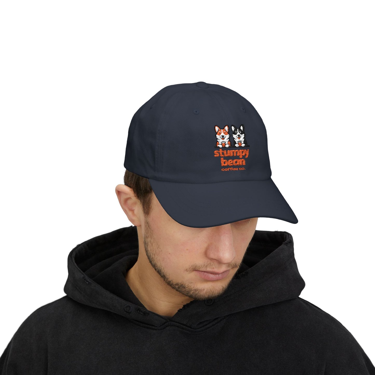 Stylish Classic Dad Cap with Stumpy Bean Logo