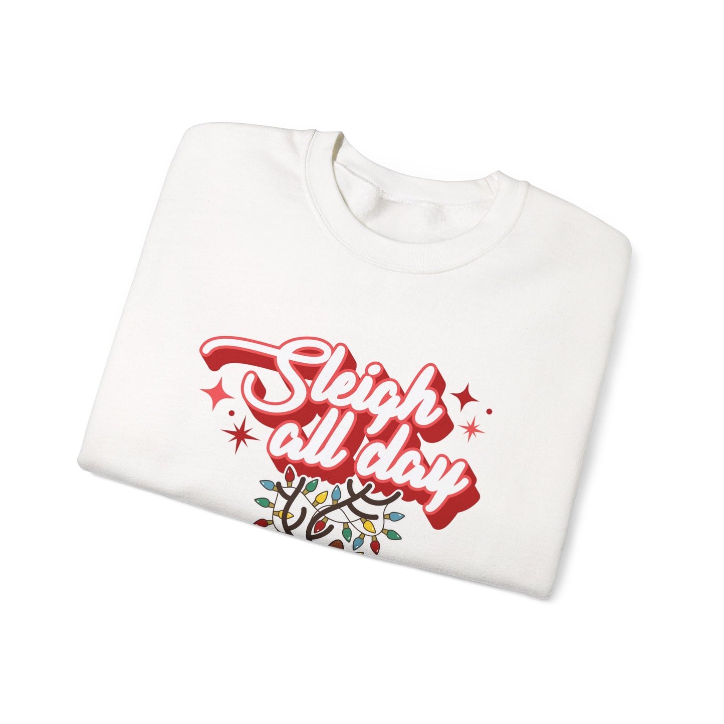 "Sleigh All Day" Corgi Christmas Sweatshirt