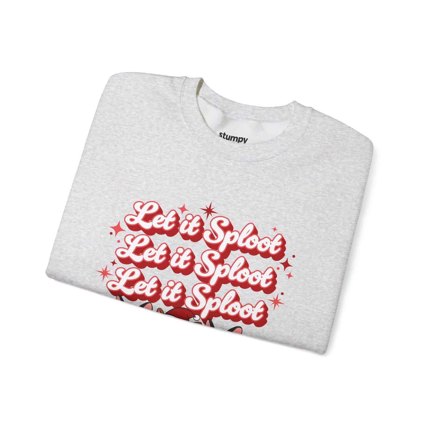 "Let It Sploot" Corgi Christmas Sweatshirt