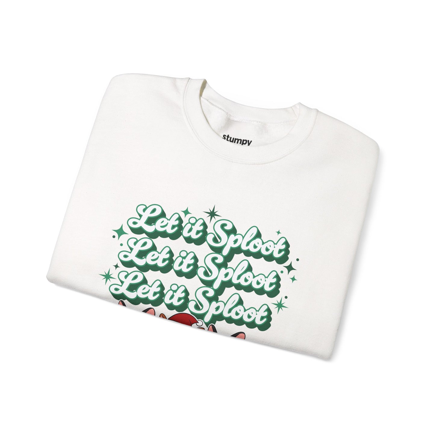 "Let It Sploot" Corgi Christmas Sweatshirt