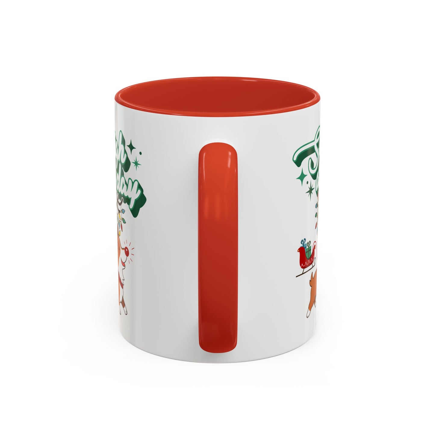 "Sleigh All Day" Corgi Coffee Mug