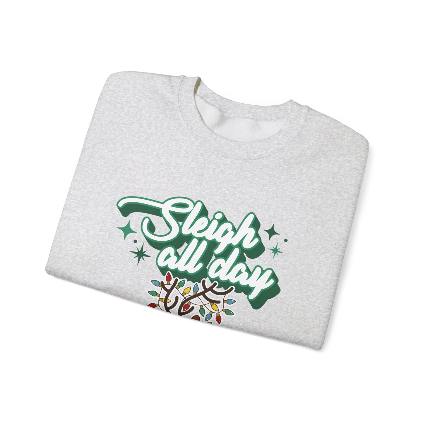 "Sleigh All Day" Corgi Christmas Sweatshirt