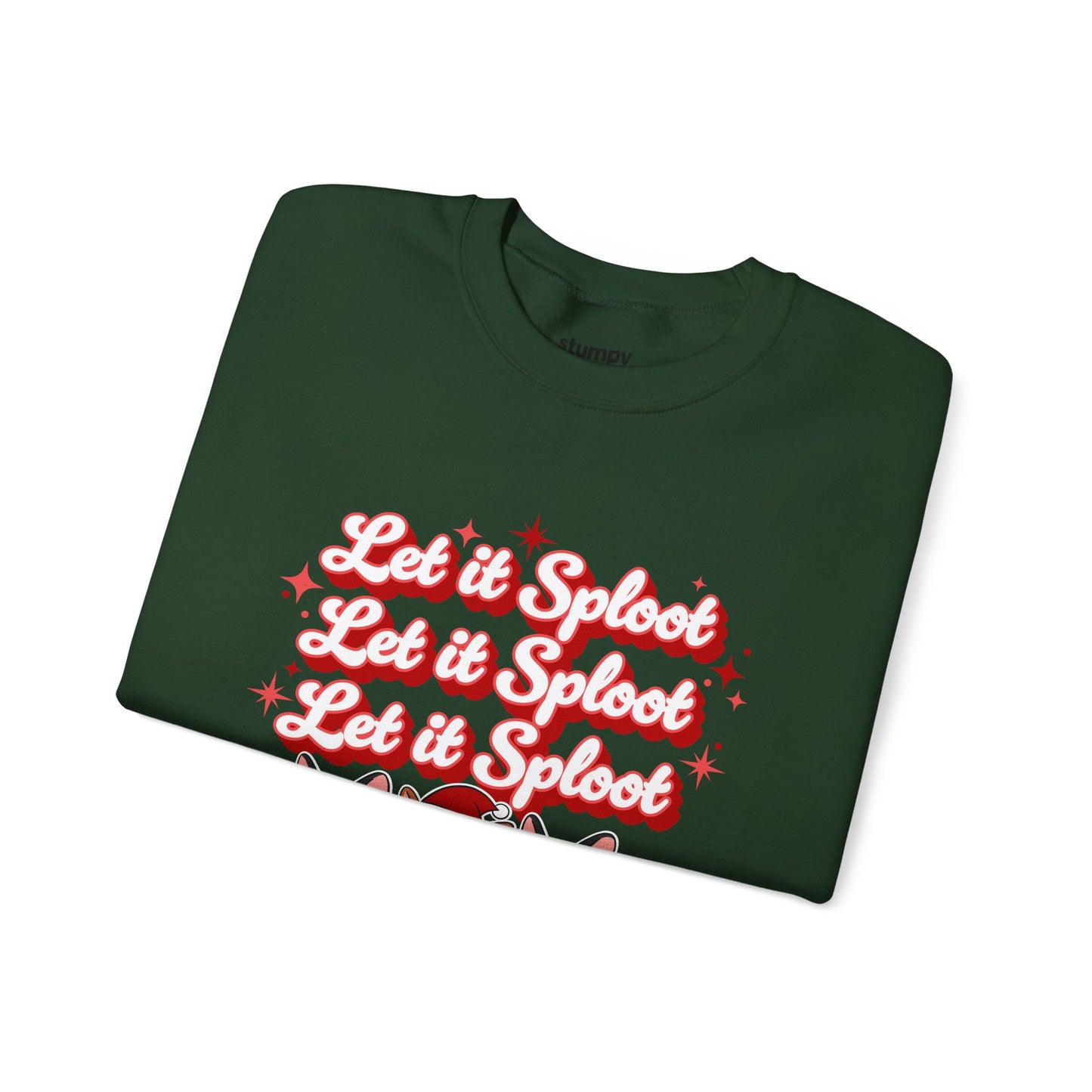 "Let It Sploot" Corgi Christmas Sweatshirt