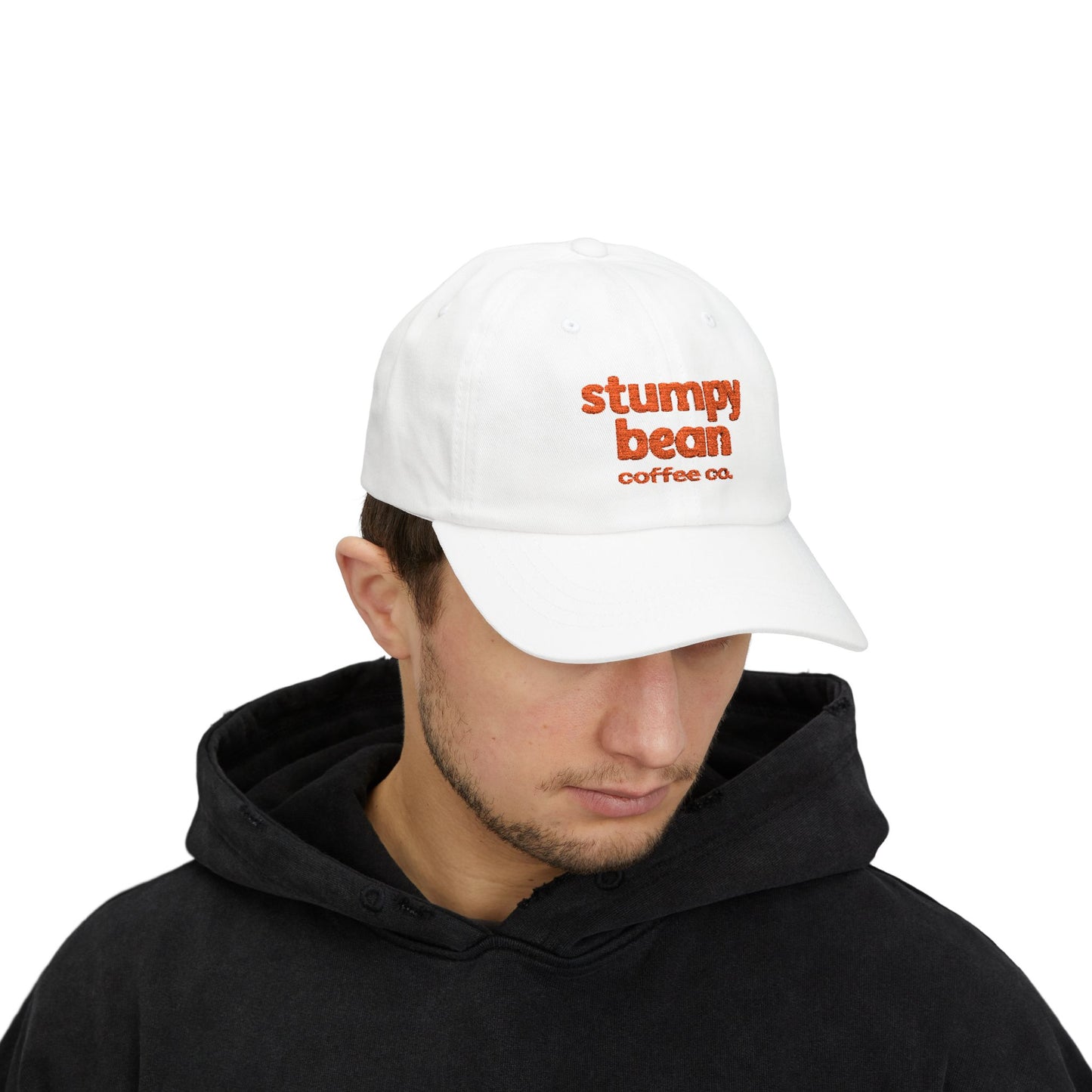Stumpy Bean Classic Dad Cap - Stylish & Comfortable Hat for Coffee Lovers
