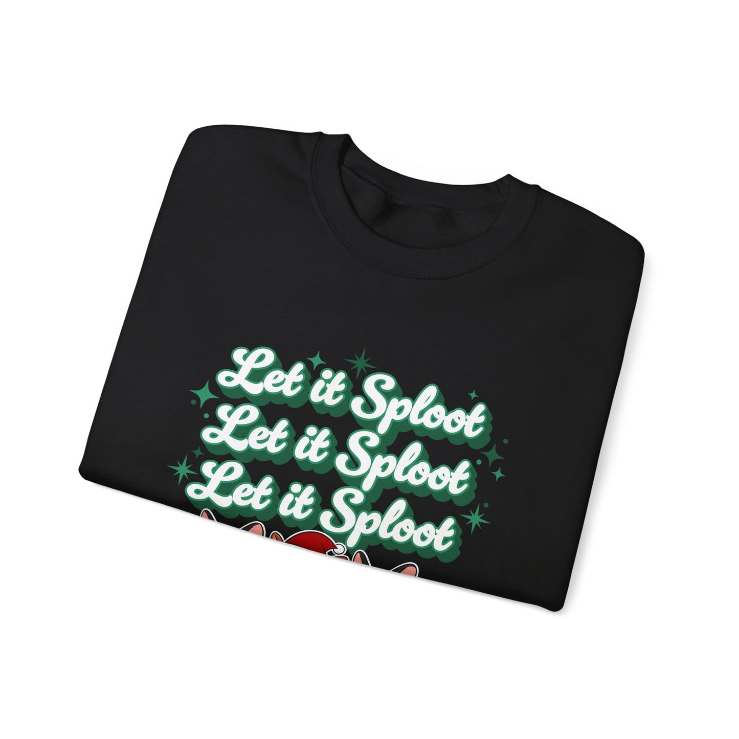 "Let It Sploot" Corgi Christmas Sweatshirt